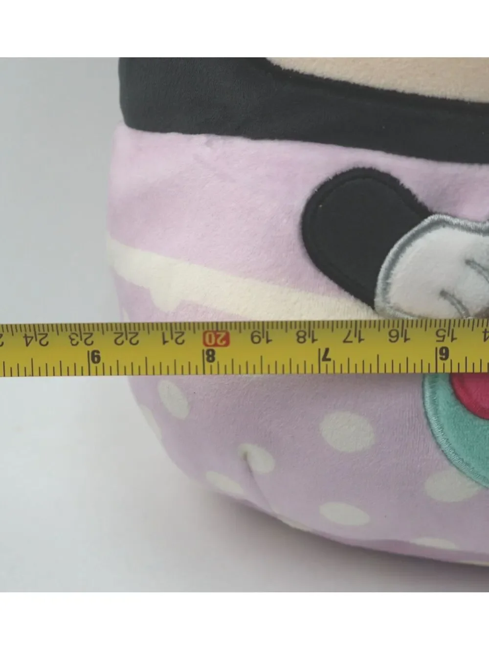 Squishmallow Disney Minnie Mouse Plush Pillow with Polka Dot Bow